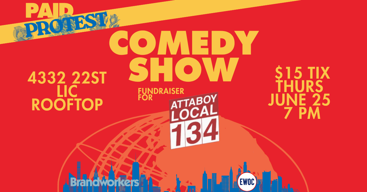 Campaign cover image for Paid Protest: Comedy Show Fundraiser for Attaboy
