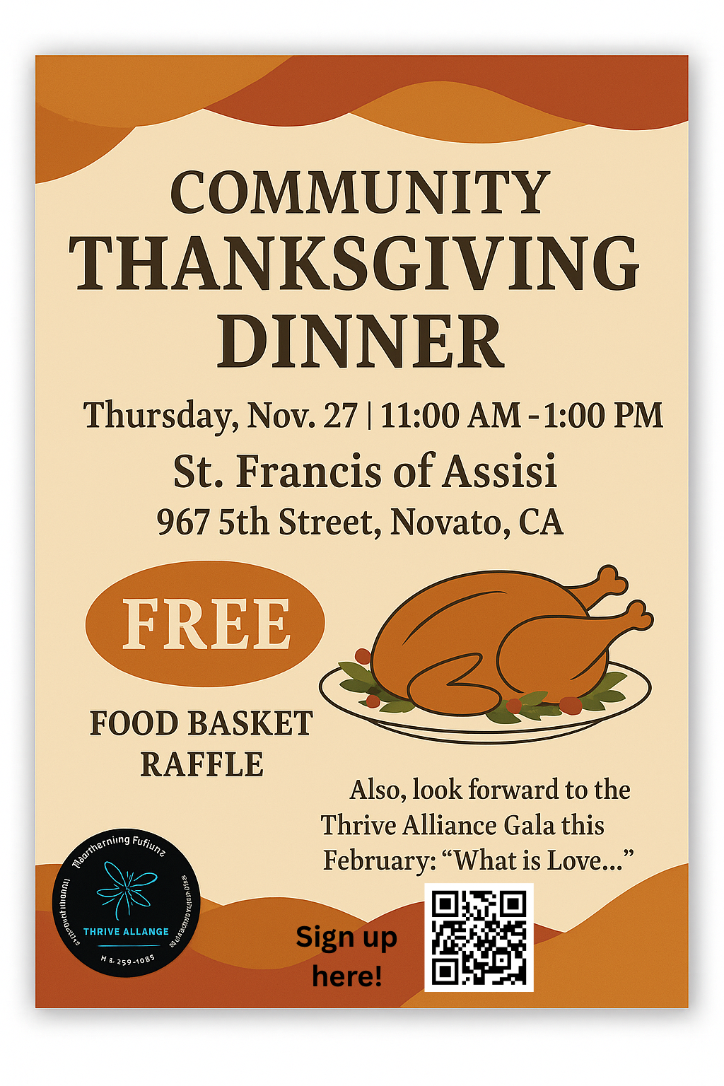 Campaign cover for Thanksgiving Community Dinner Canned food Drive 2025