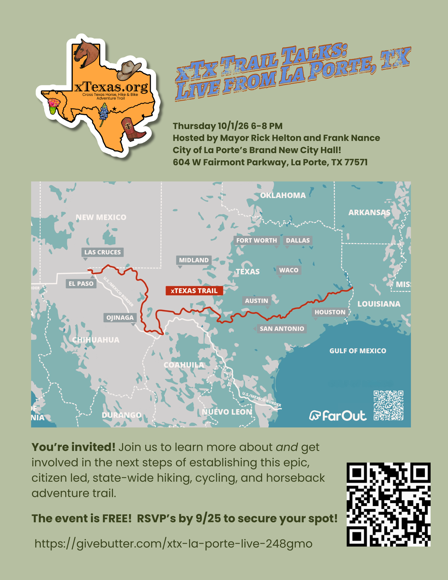 Campaign cover image for xTx Trail Talks La Porte Live