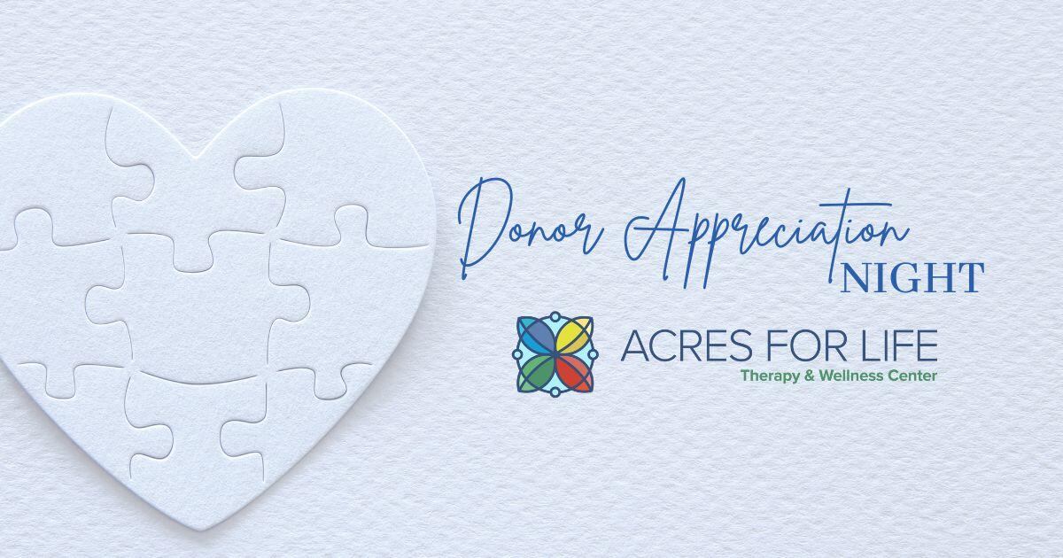 Campaign cover image for Acres for Life Donor Appreciation Night 2026