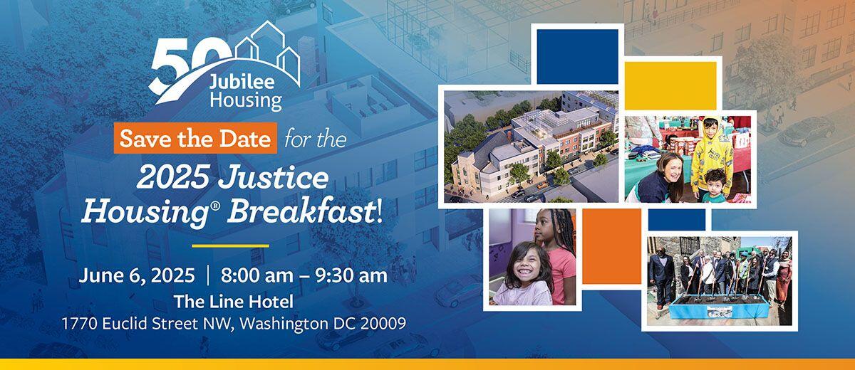 Campaign cover image for Justice Housing Breakfast