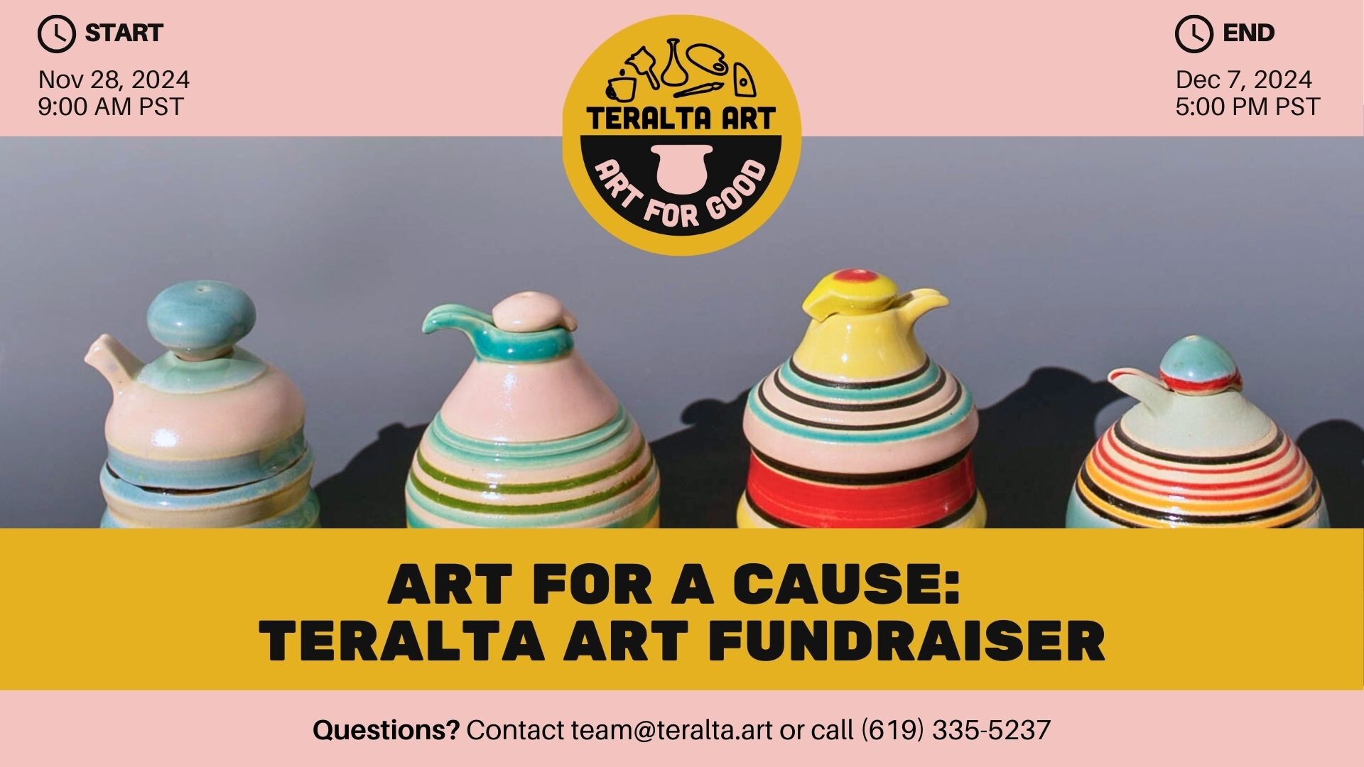 Campaign cover image for Art for a Cause: Teralta Art Fundraiser