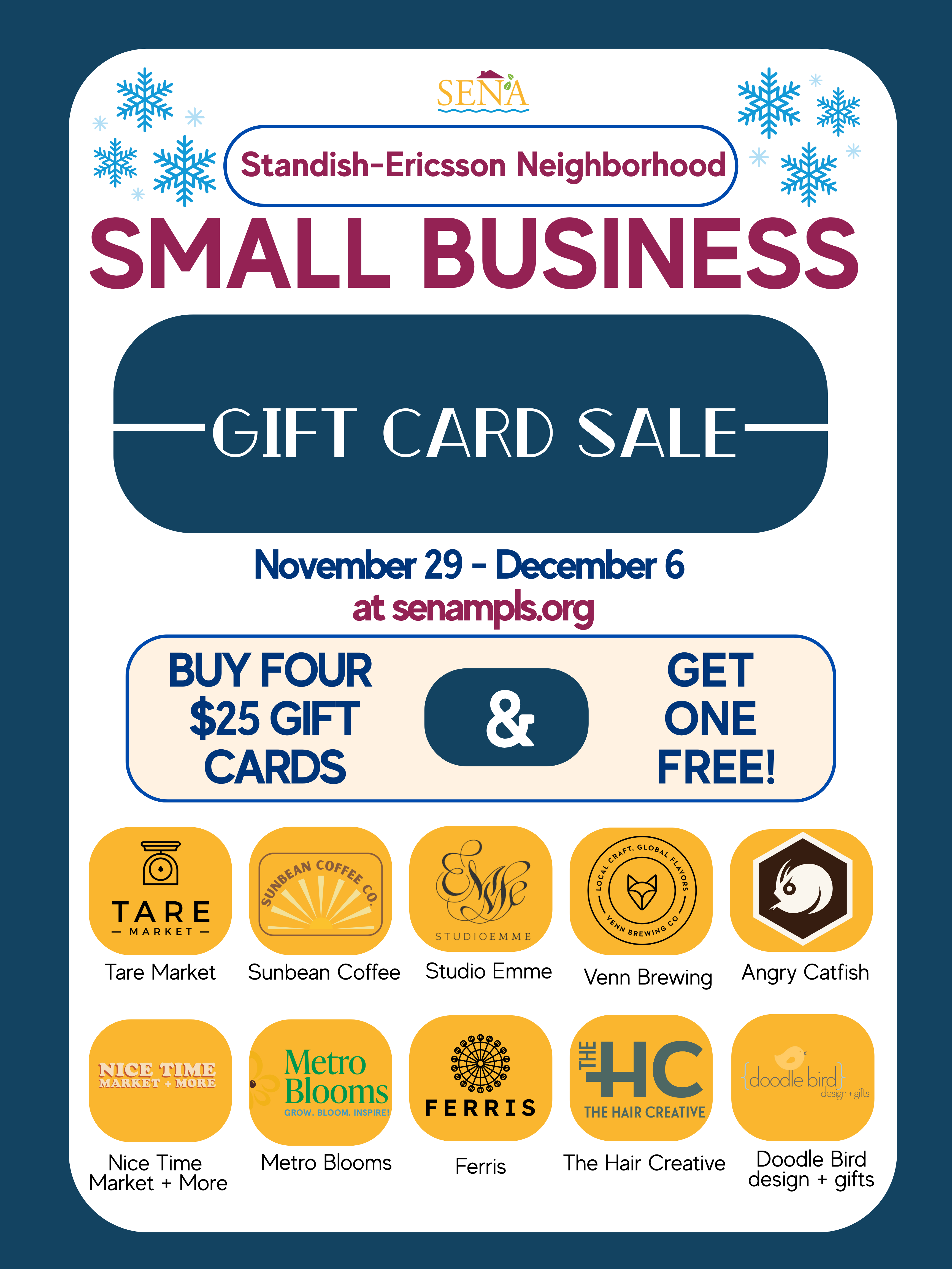 Campaign cover image for Standish-Ericsson Small Business Gift Card Sale