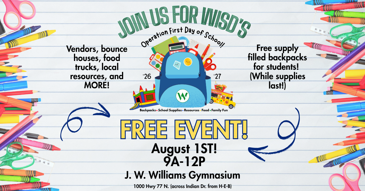 Campaign cover image for WISD Operation First Day of School 2026