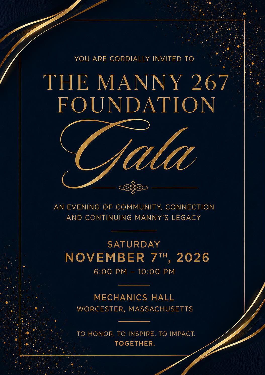 Campaign cover image for Manny 267 Annual Legacy Gala 2026
