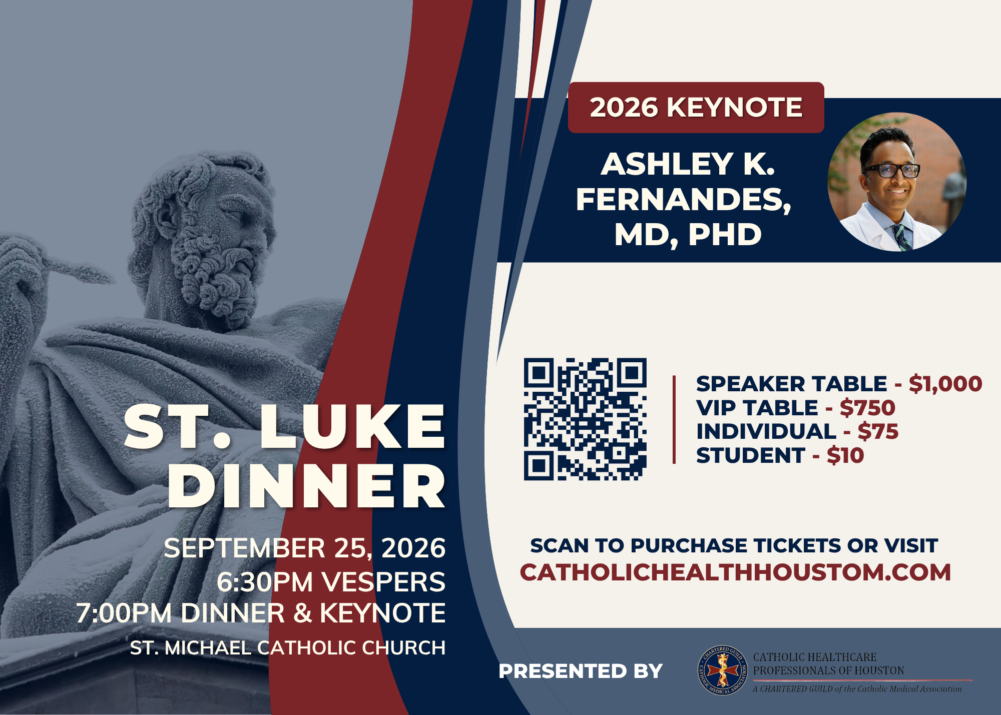 Campaign cover image for 2026 St. Luke Dinner