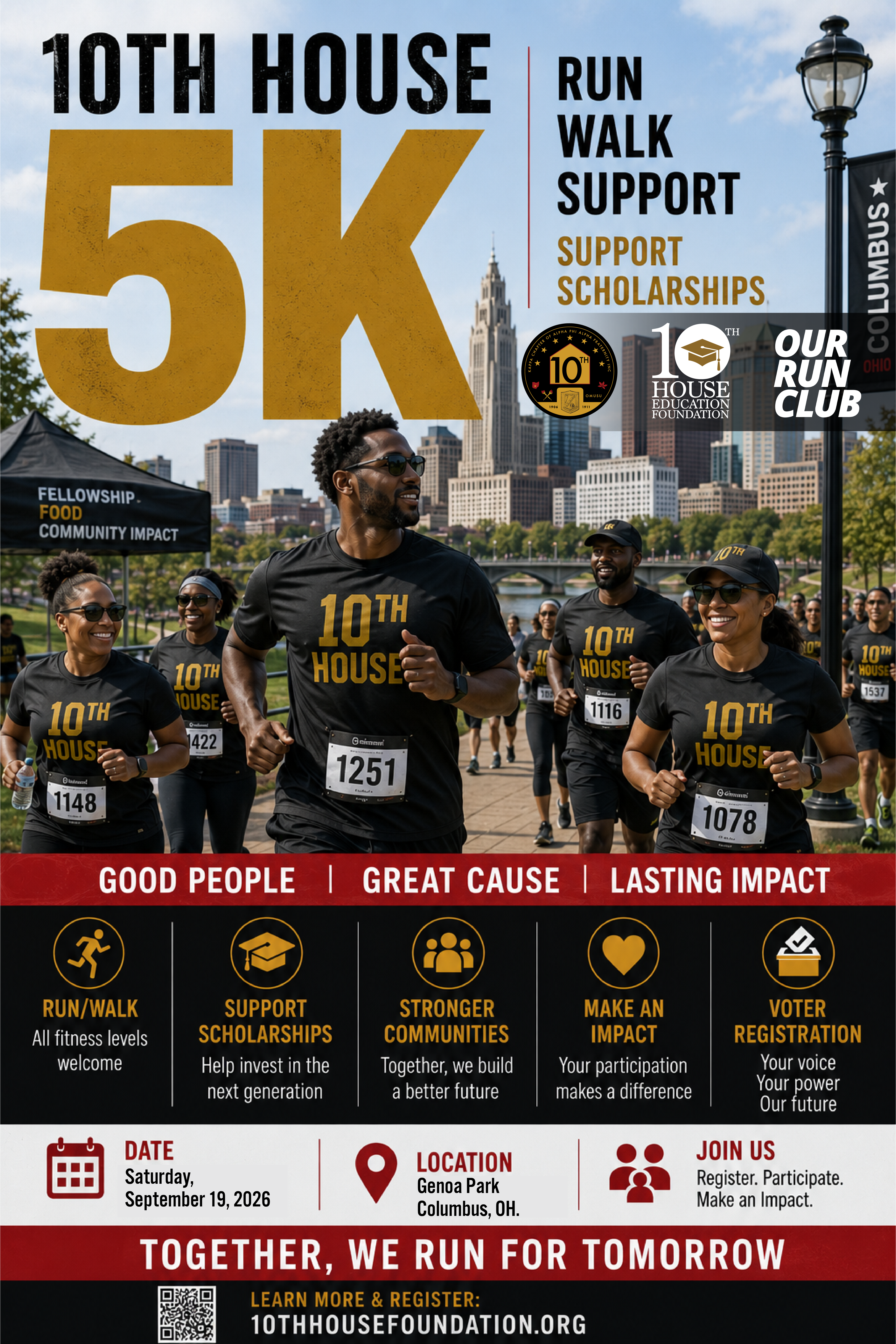 Campaign cover image for 10th House Inaugural Charity 5K
