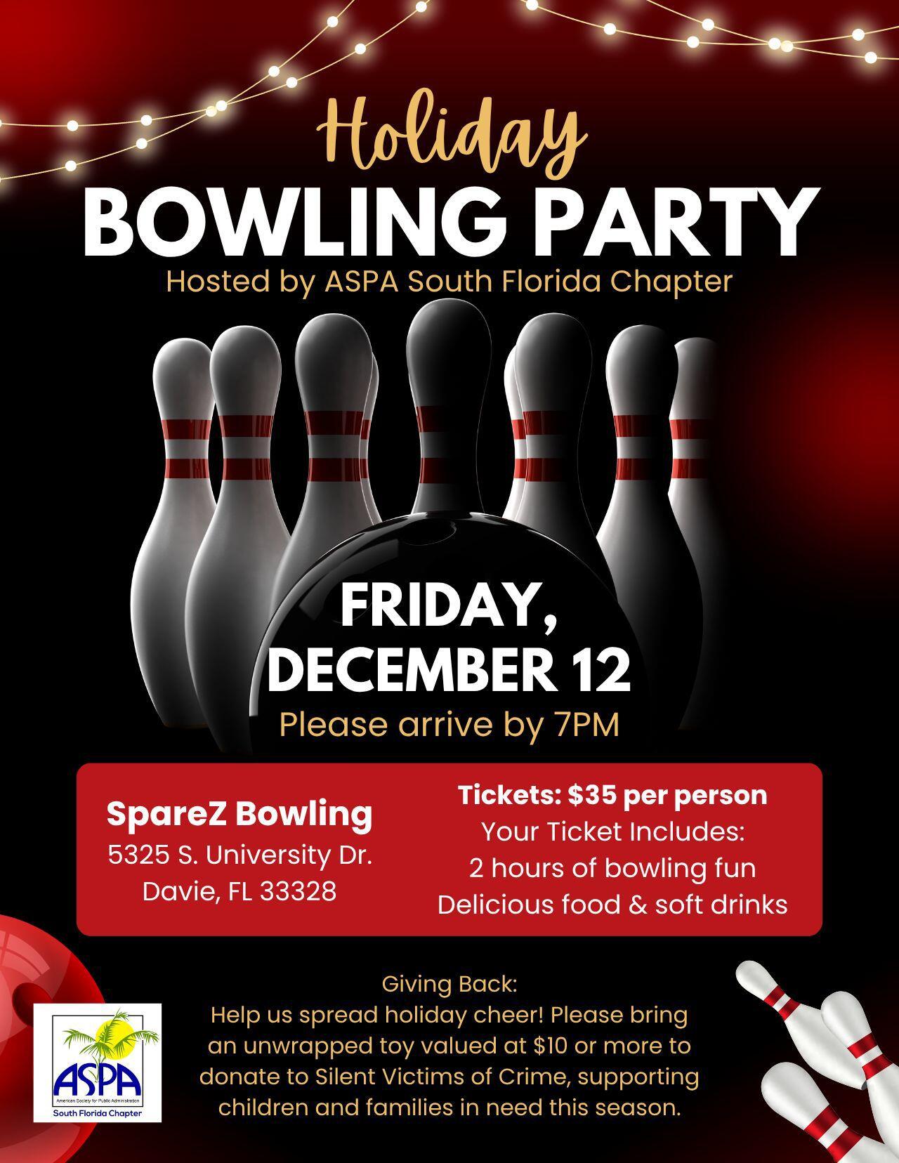 Campaign cover image for Holiday Bowling Party
