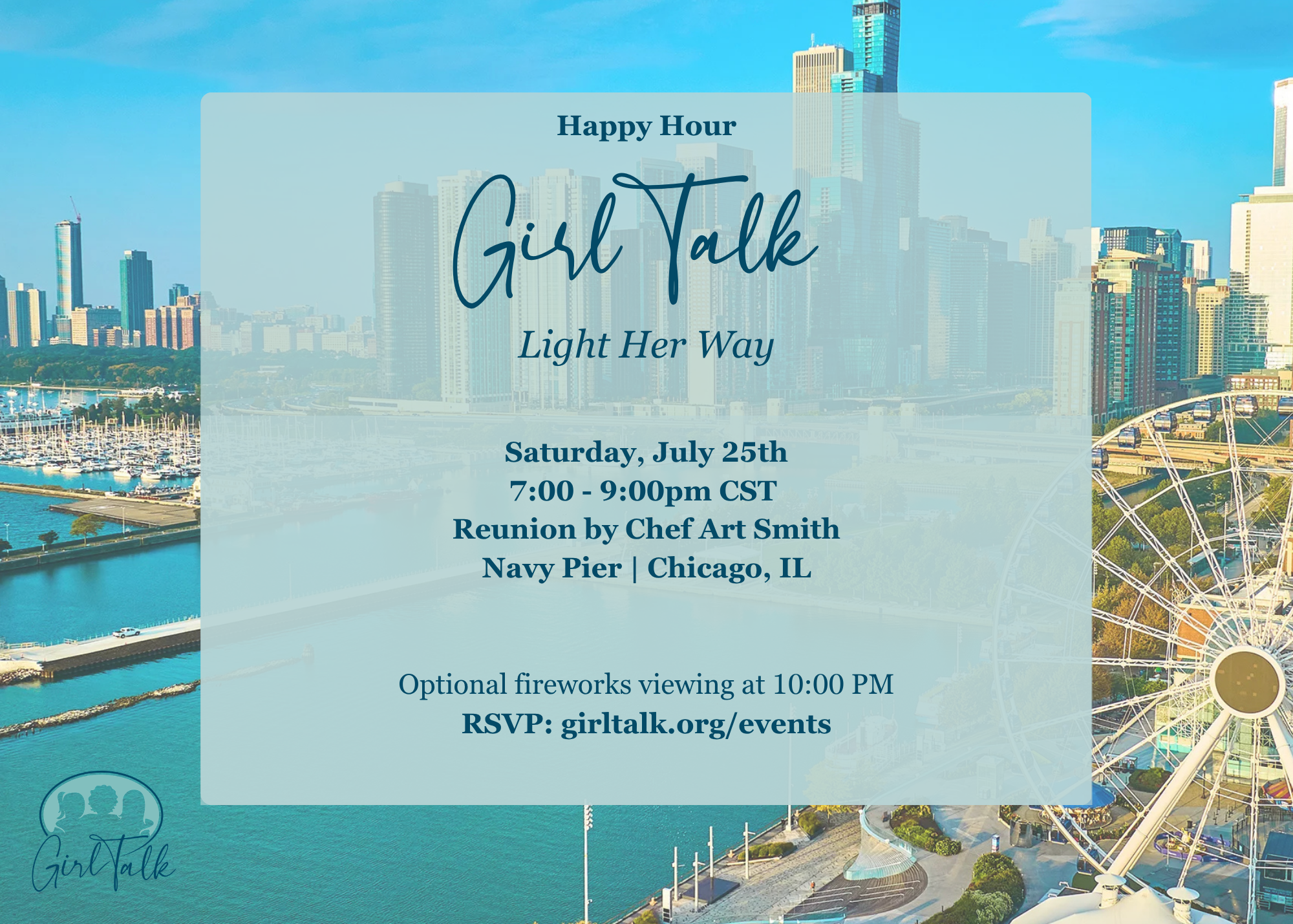 Campaign cover image for Girl Talk Navy Pier Happy Hour