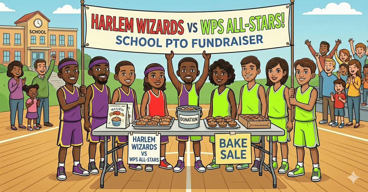 Campaign cover image for Harlem Wizards vs WPS HawkStars!