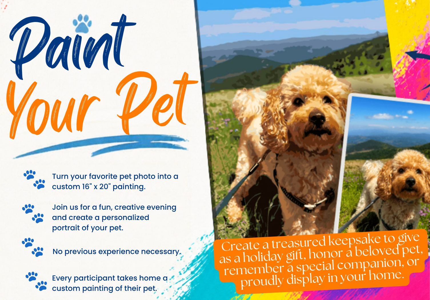 Campaign cover image for 2026 Schoharie Pet Portrait Class
