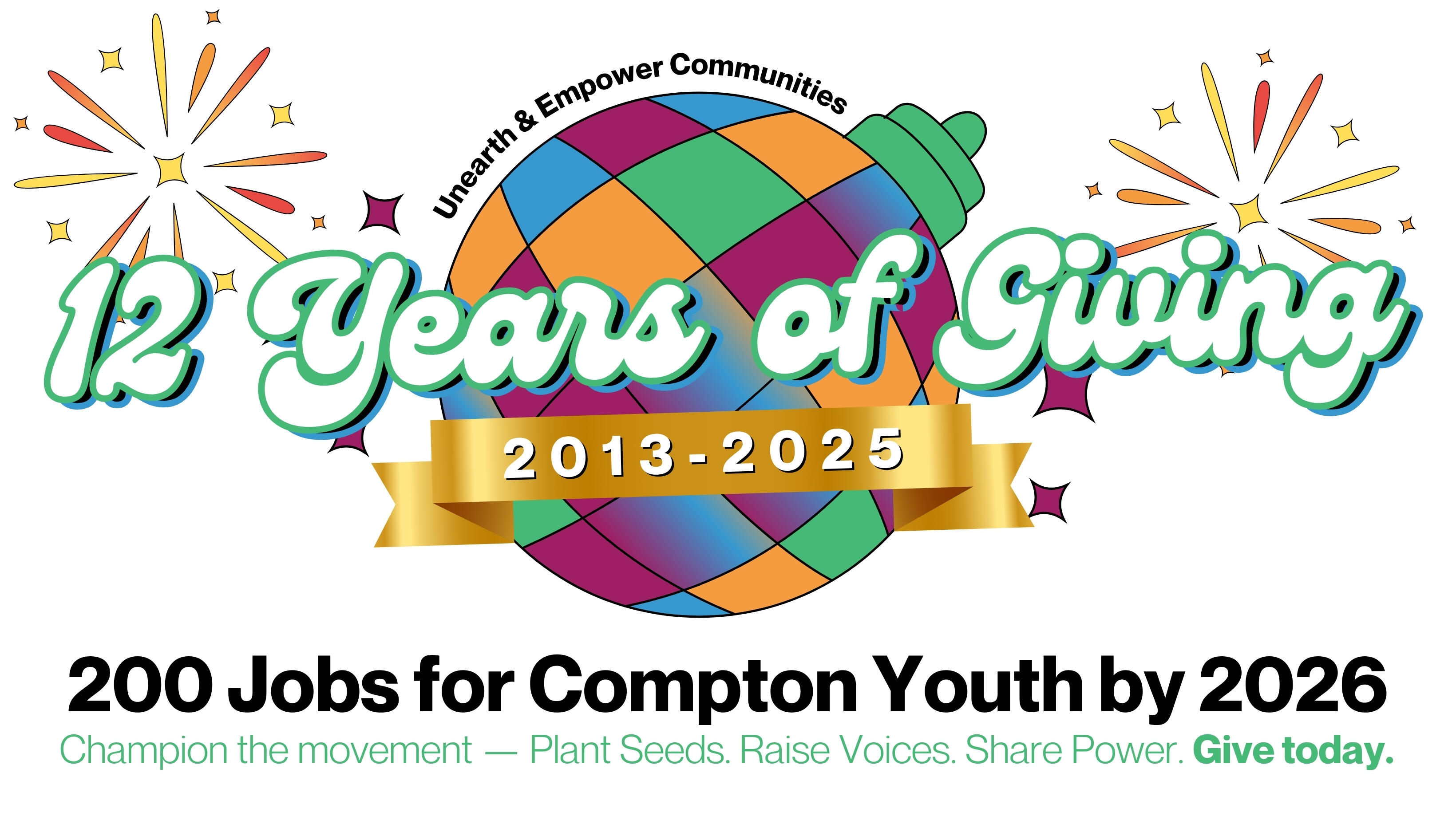 Campaign cover image for 12 Years of Giving: Become a Monthly Donor Today!