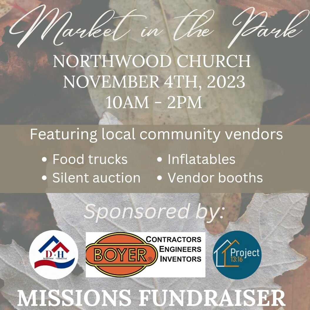 Campaign cover image for Northwood Market in the Park November 4th, 2023