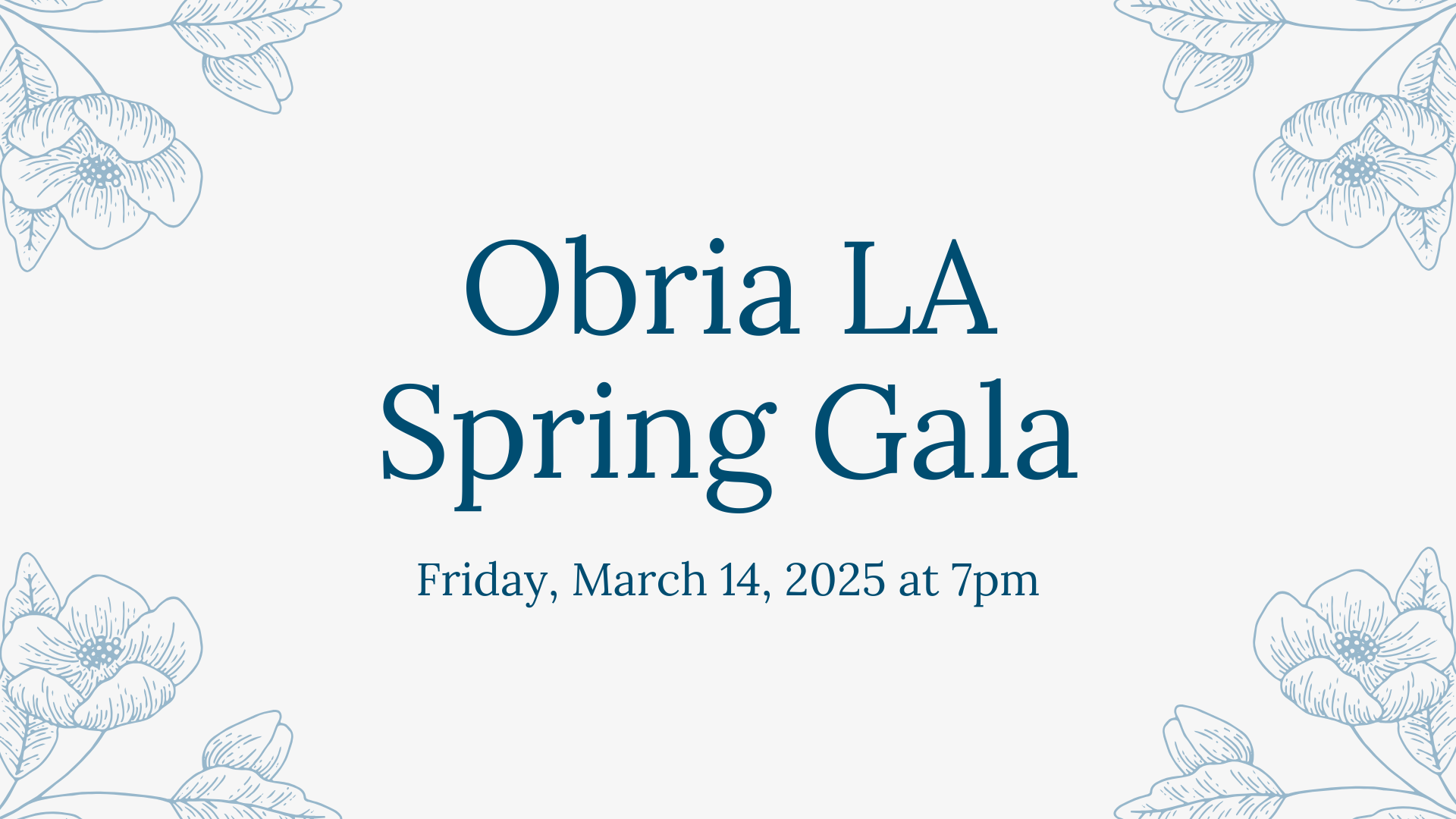 Campaign cover image for 2025 Obria LA Gala