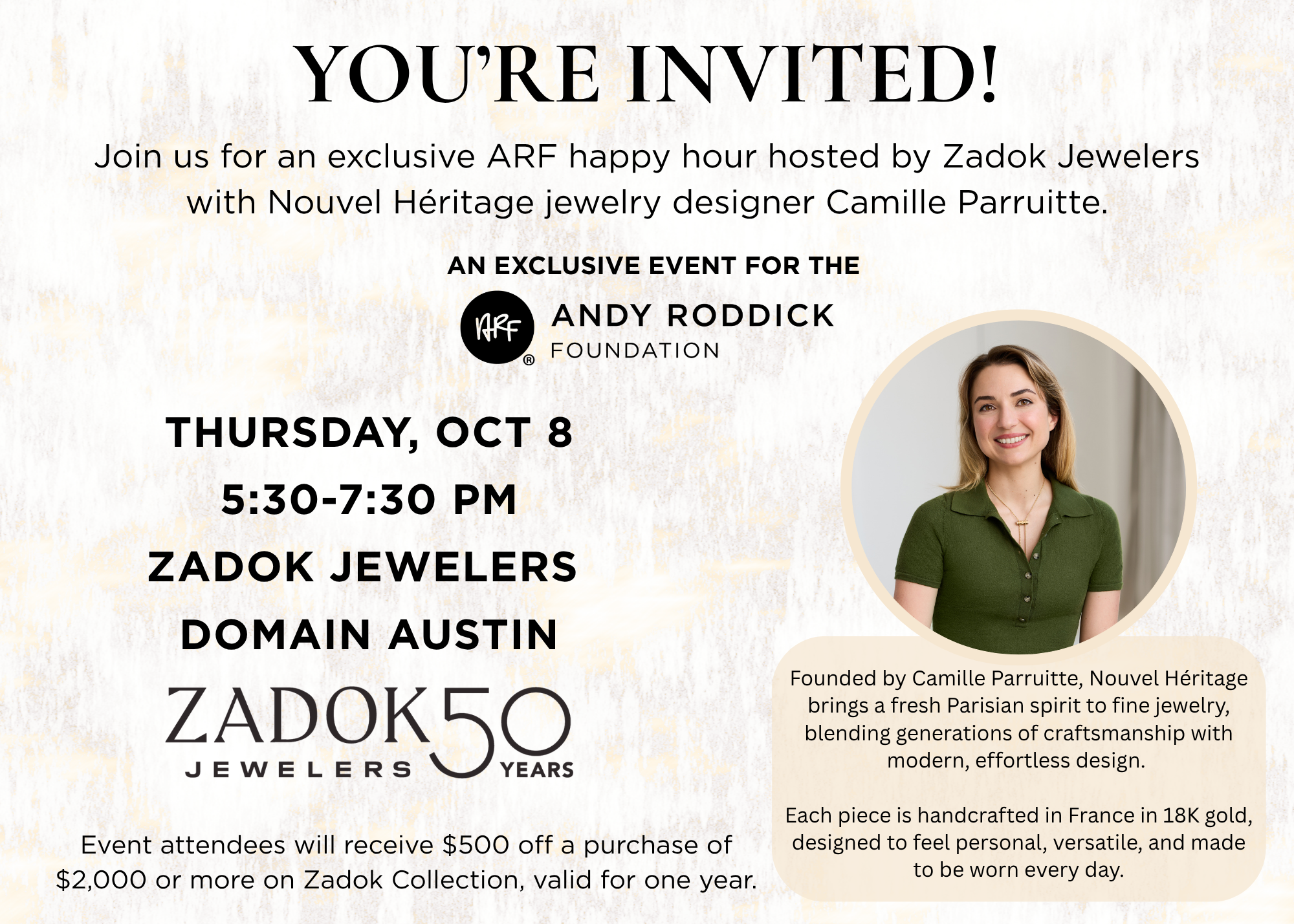 Campaign cover image for Zadok ARF Happy Hour