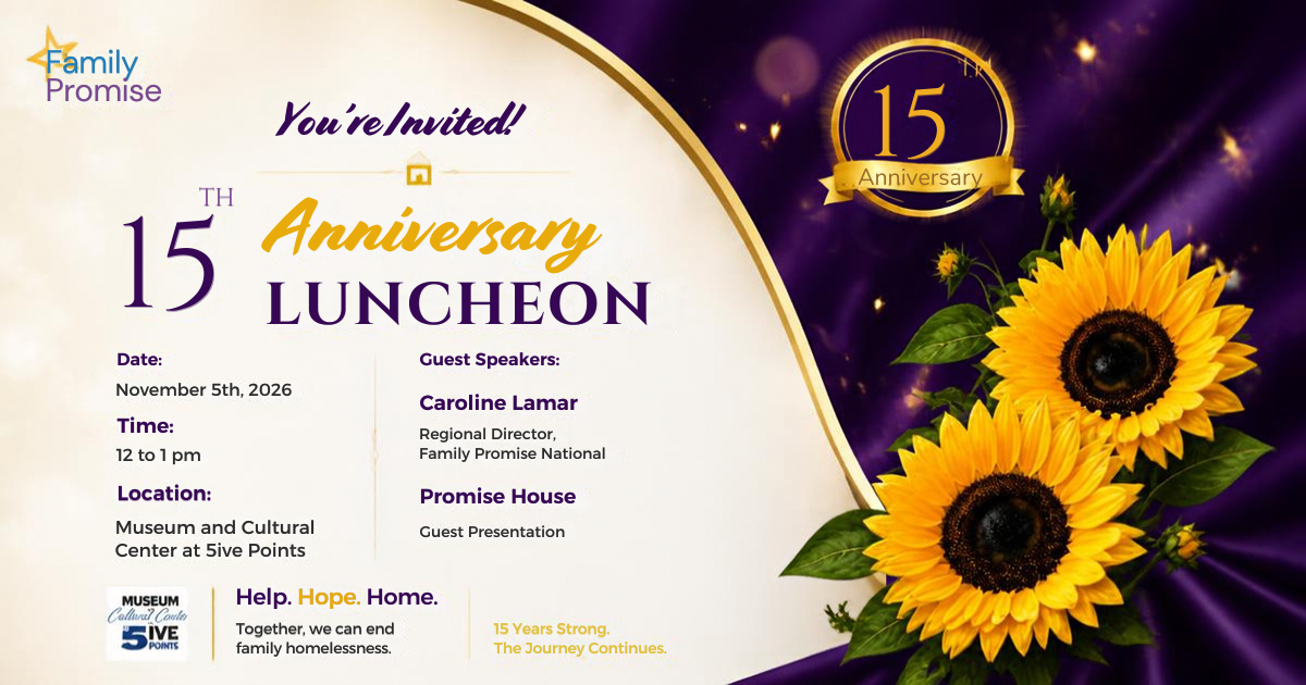 Campaign cover for 15th Anniversary Luncheon
