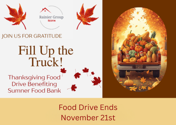Campaign cover image for Fill Up the Truck with Rainier Group at Redfin