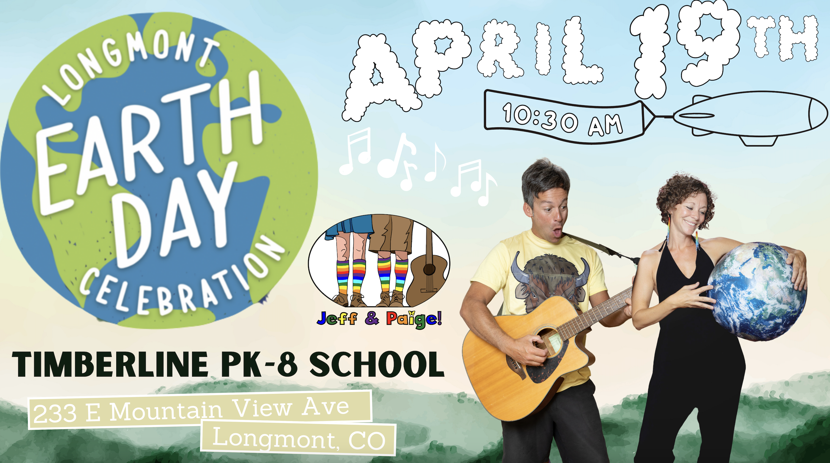 Campaign cover image for Jeff & Paige Live @ Longmont Earth Day