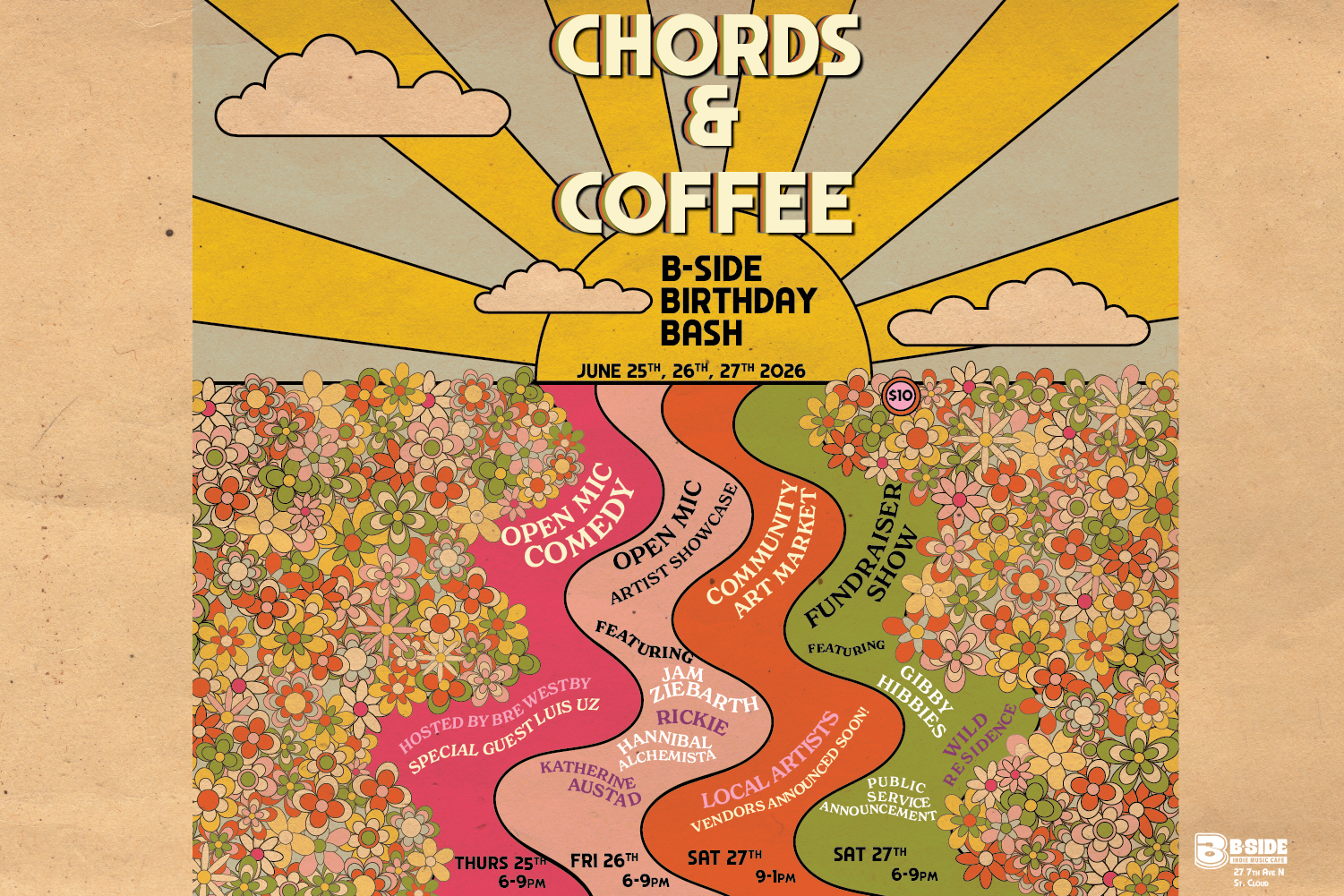 Campaign cover image for CHORDS & COFFEE: Fundraiser show!