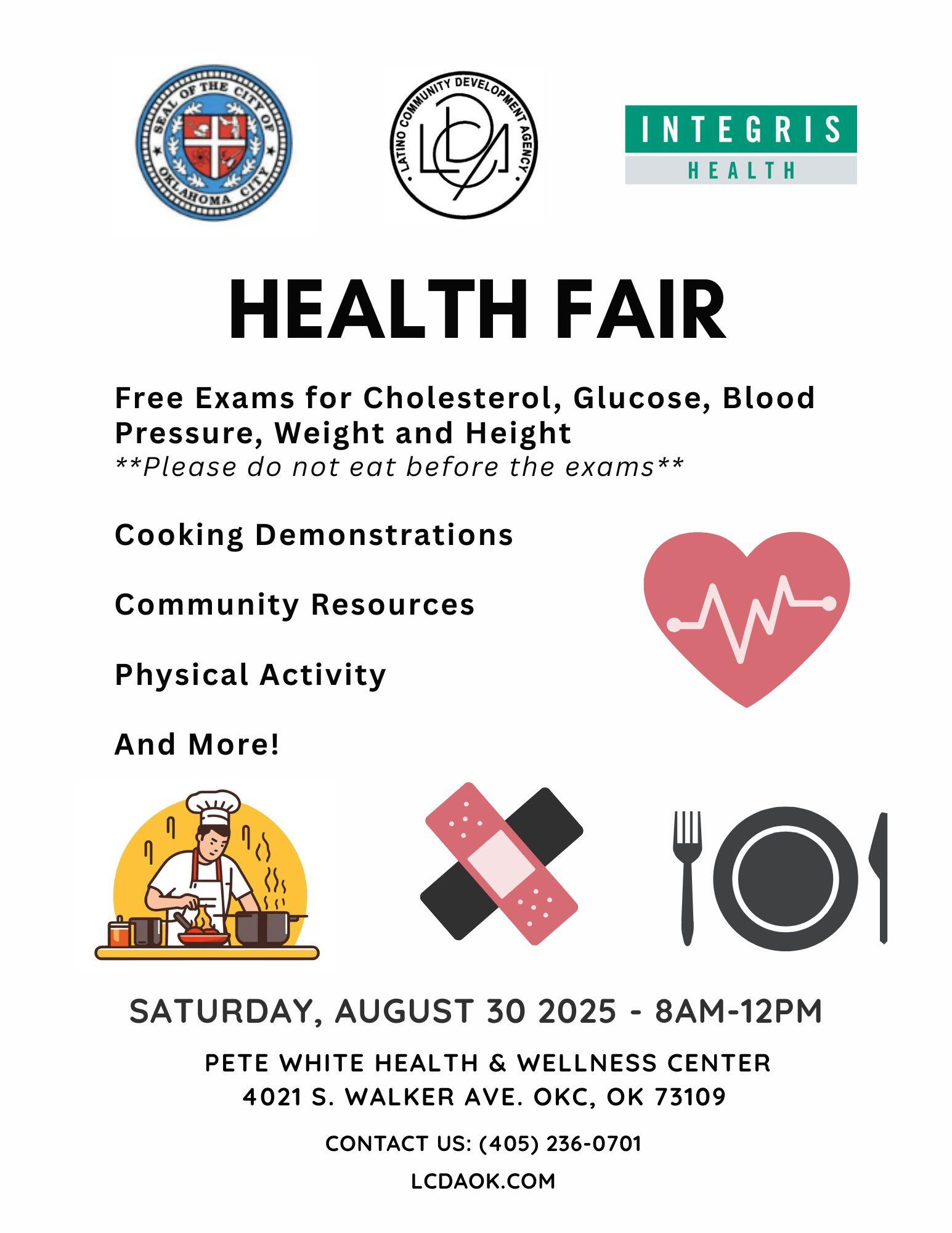 Campaign cover image for LCDA Health Fair @ Pete White