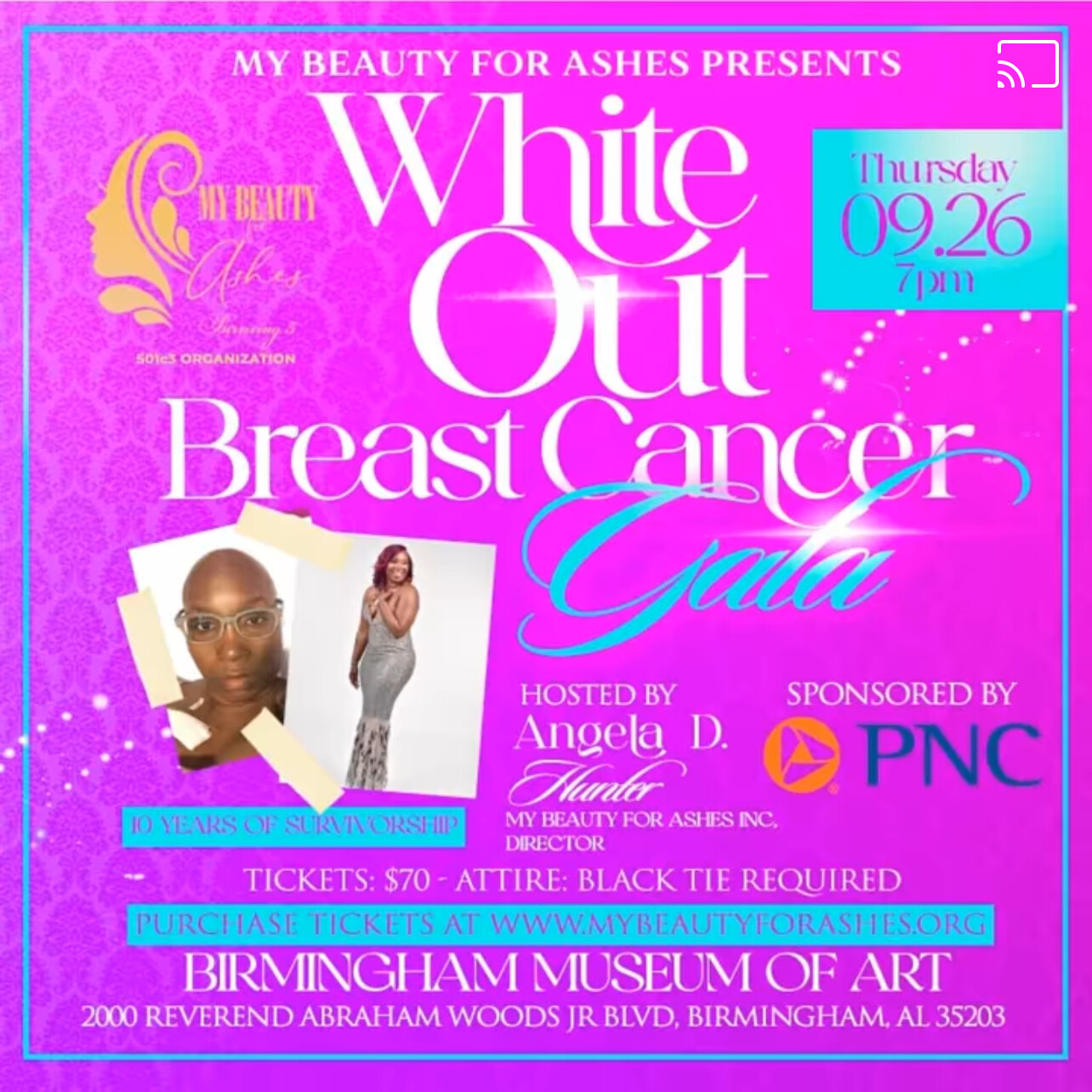Campaign cover image for 2024 White Out Breast Cancer Gala