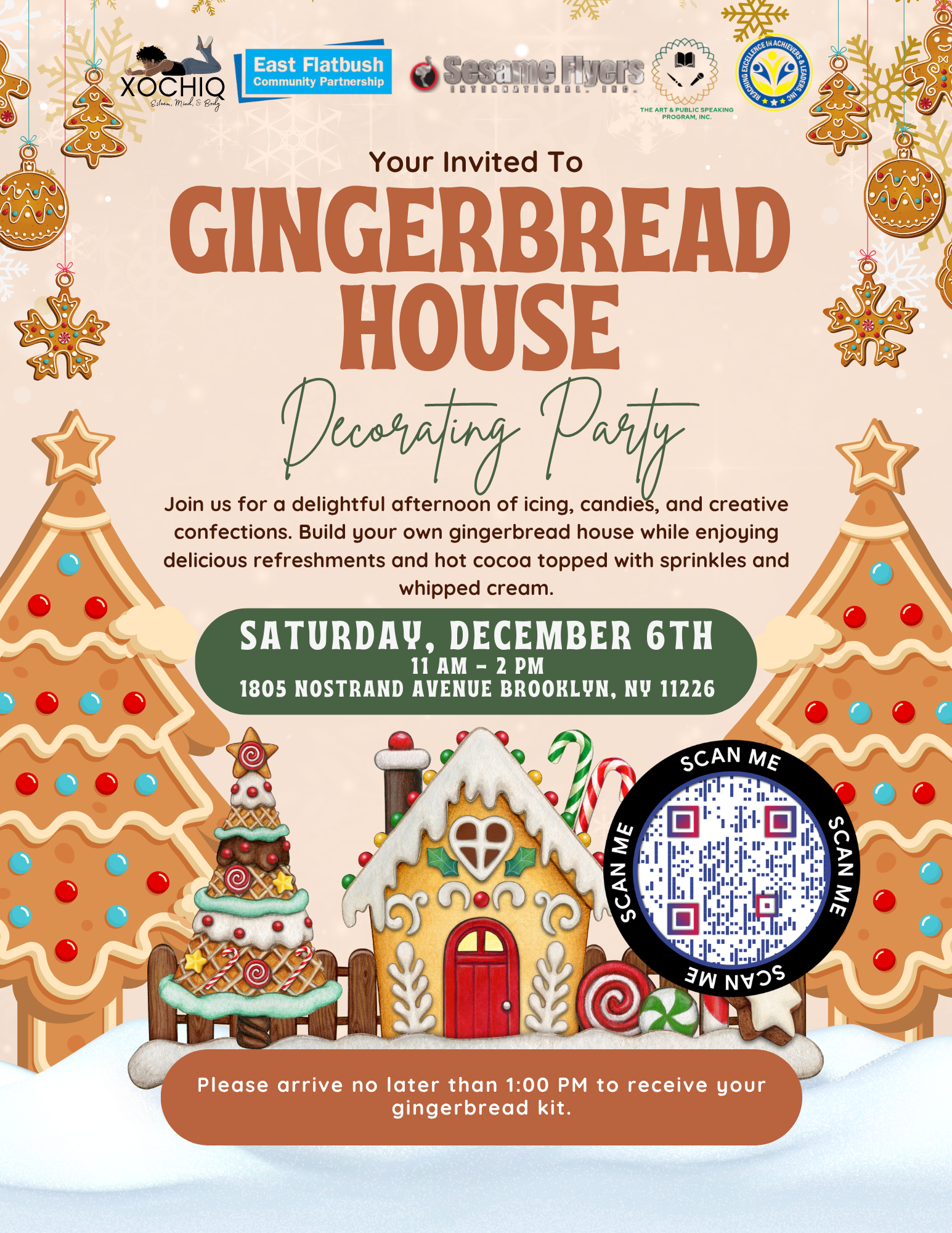 Campaign cover image for Gingerbread Decorating in The Community