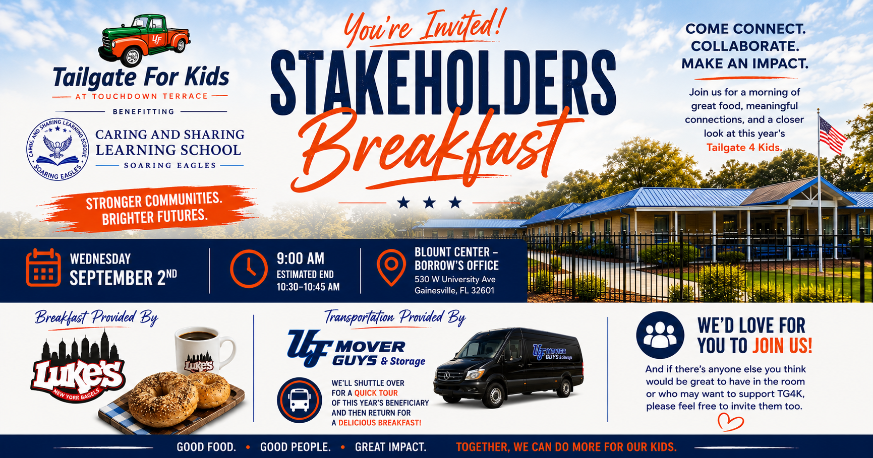 Campaign cover image for Tailgate 4 Kids Stakeholder Breakfast