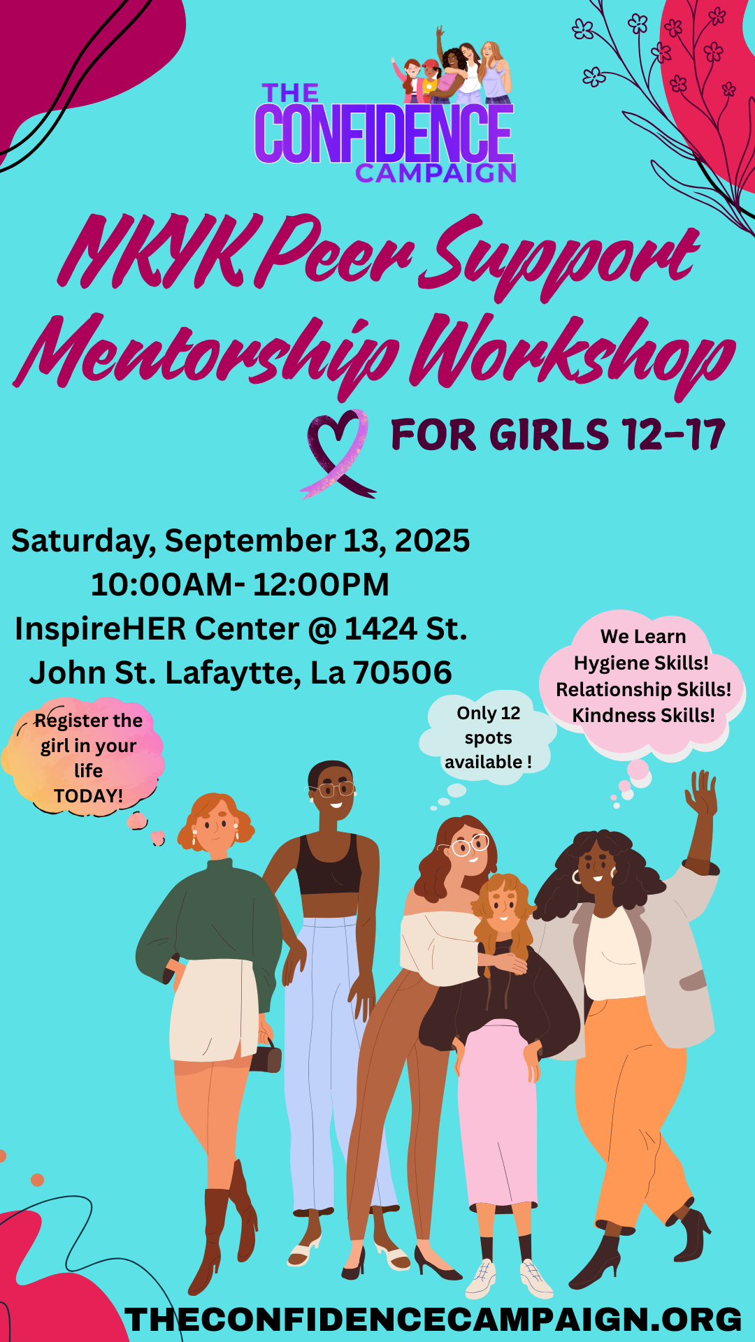 Campaign cover image for IYKYK Peer Support Mentorship Workshop for Girls 12-17