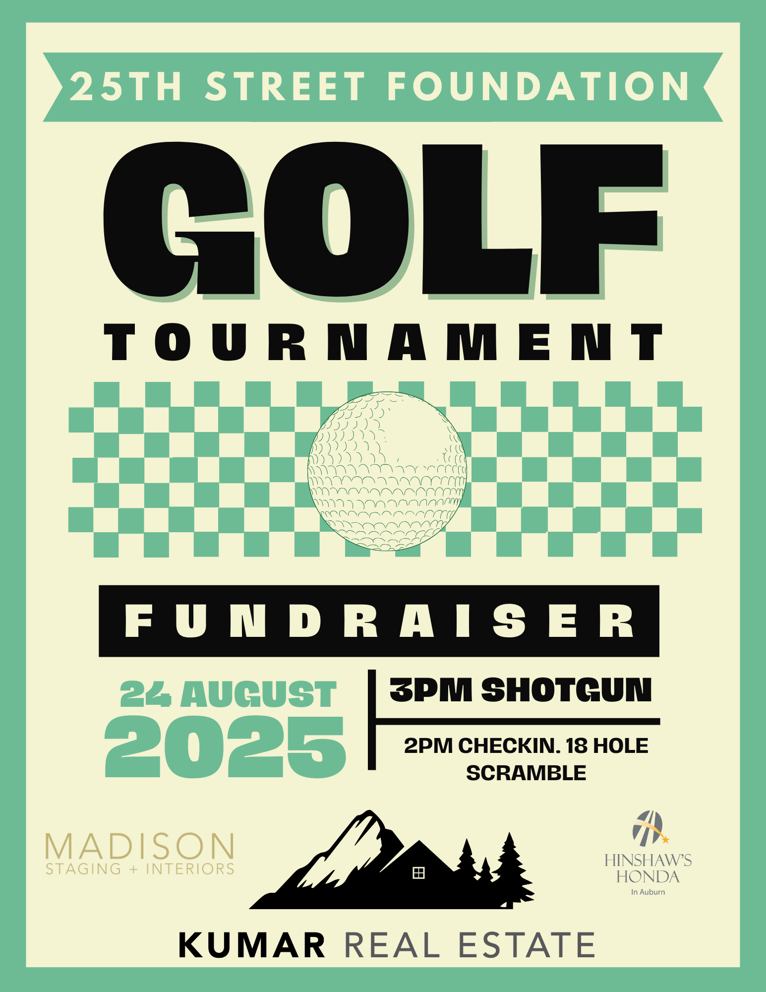Campaign cover image for 25th Street Foundation Golf Tournament Fundraiser 2025