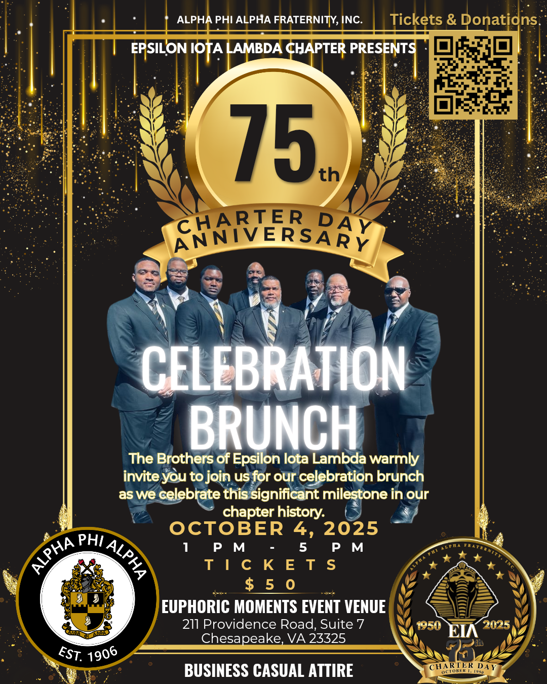 Campaign cover image for Epsilon Iota Lambda Chapter - 75th Charter Day