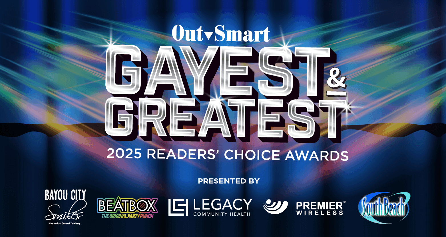 Campaign cover image for 🌈 OutSmart Gayest & Greatest 2025 Readers' Choice Awards Party