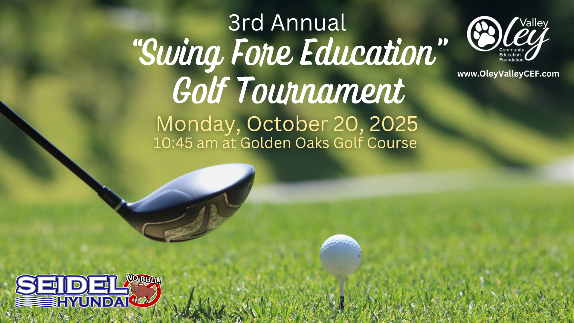 Campaign cover image for 2025 Golf Tournament Player Package