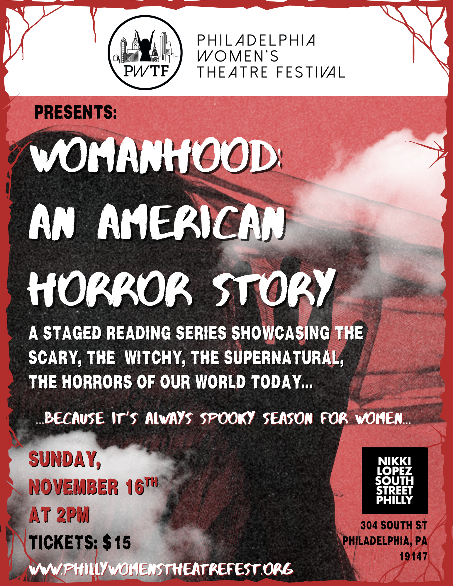 Campaign cover image for Womanhood: An American Horror Story