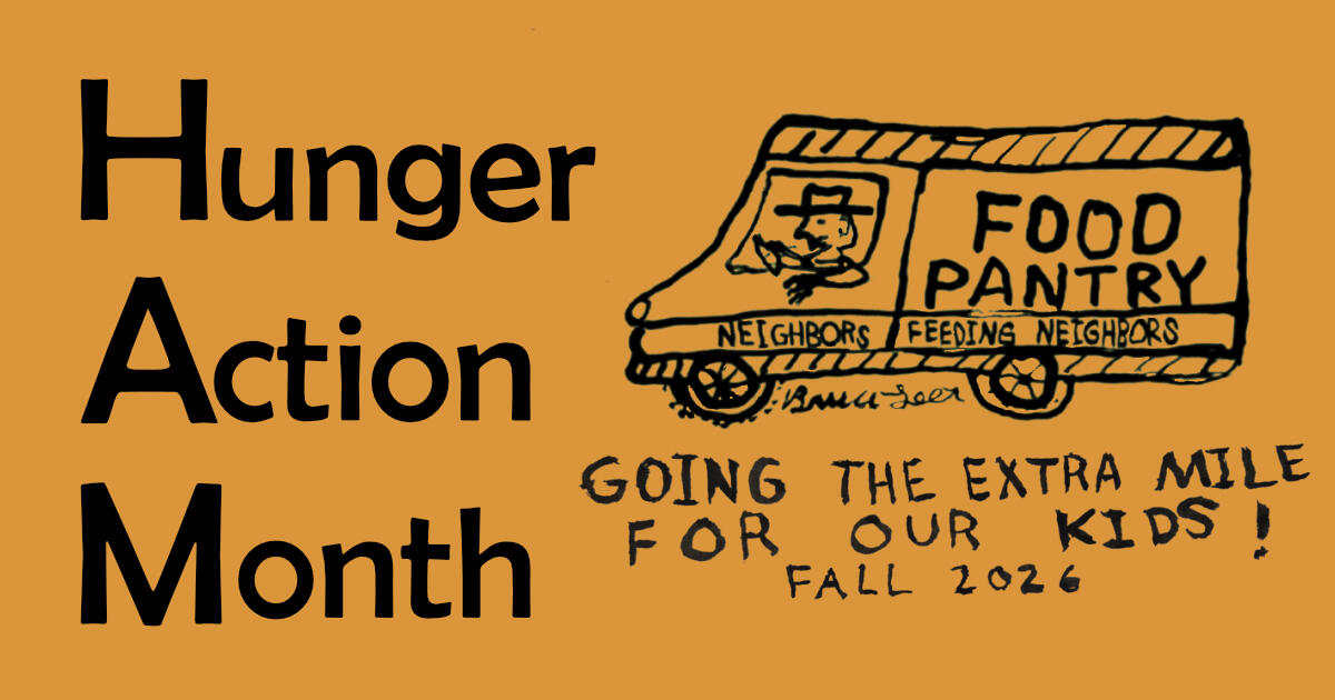 Campaign cover image for Hunger Action Month 2026 Match Challenge