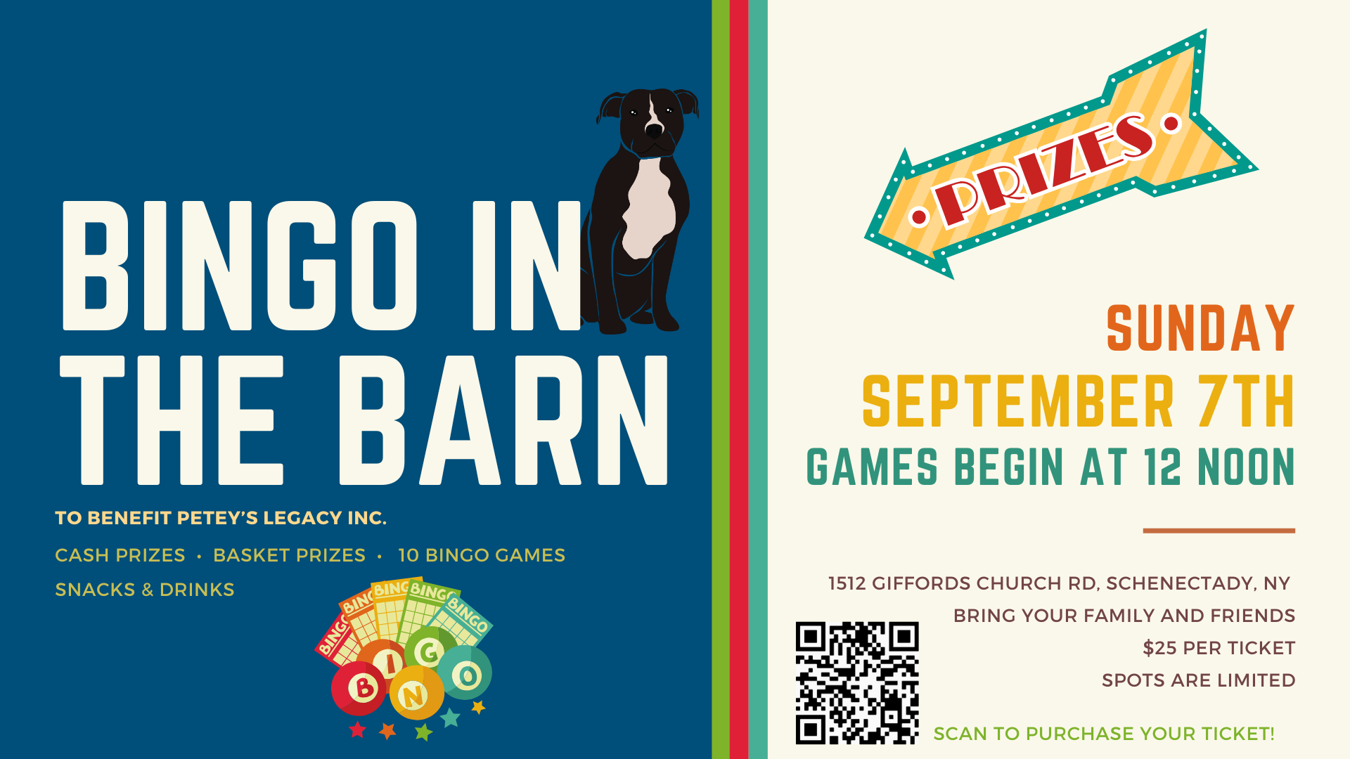 Campaign cover image for Bingo In The Barn 2025