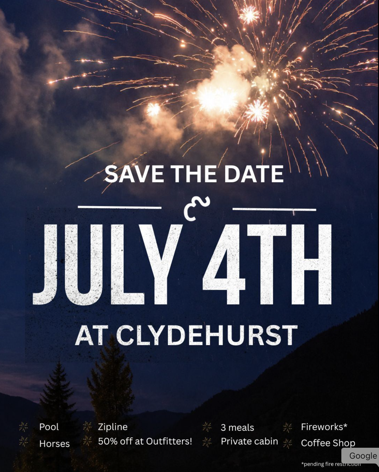 Campaign cover image for July 4th: Cabin Auction!