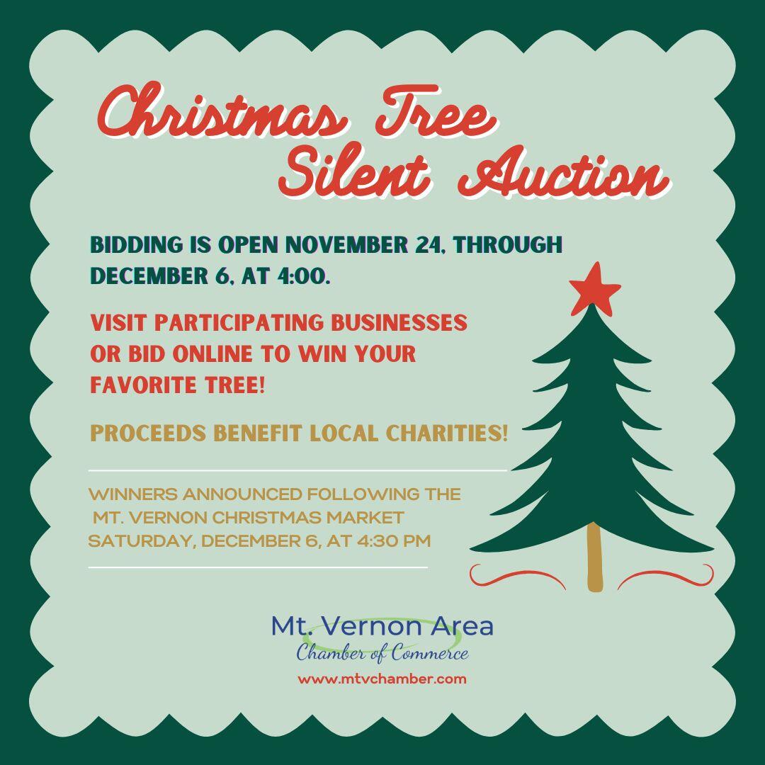 Campaign cover image for 2025 Mt. Vernon Christmas Tree Silent Auction