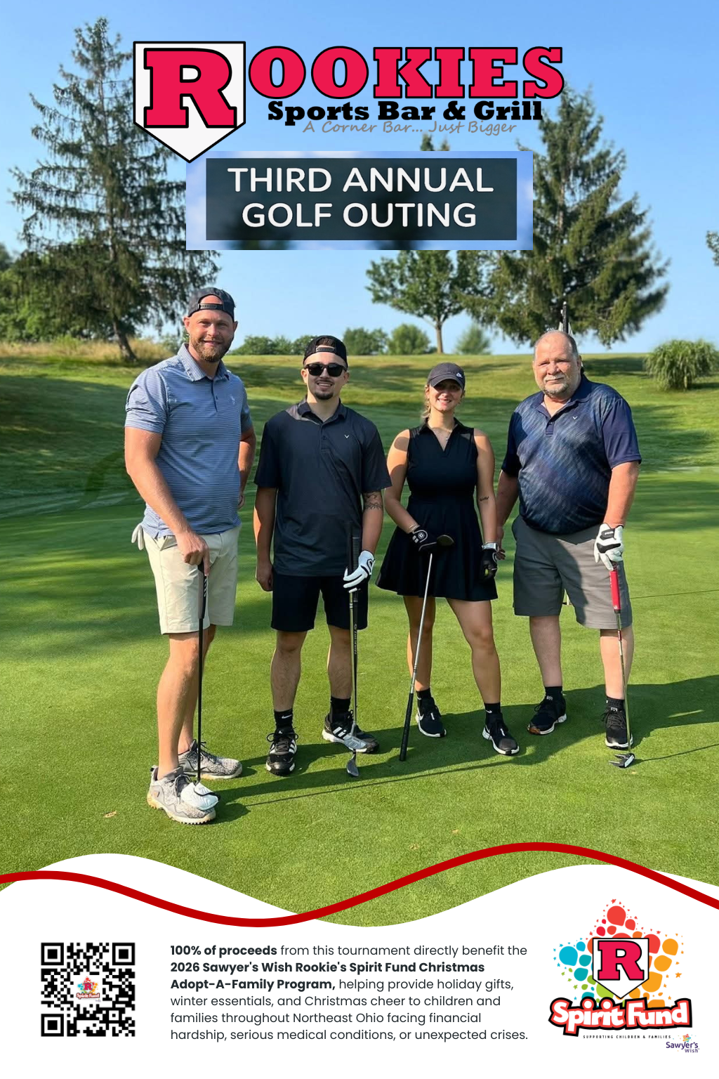Campaign cover image for The Third Annual Rookie's Golf Outing