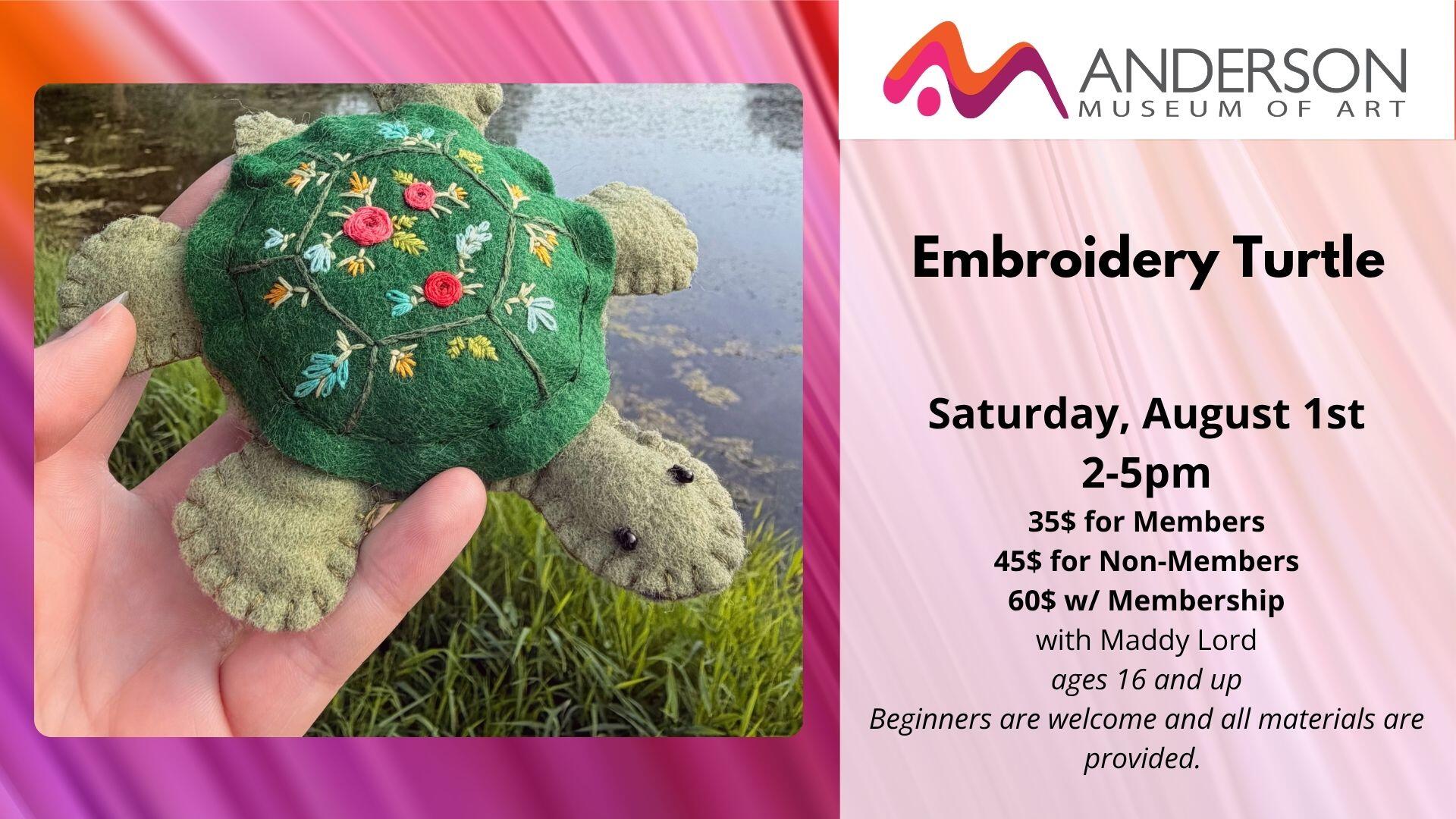 Campaign cover image for Embroidery Turtle