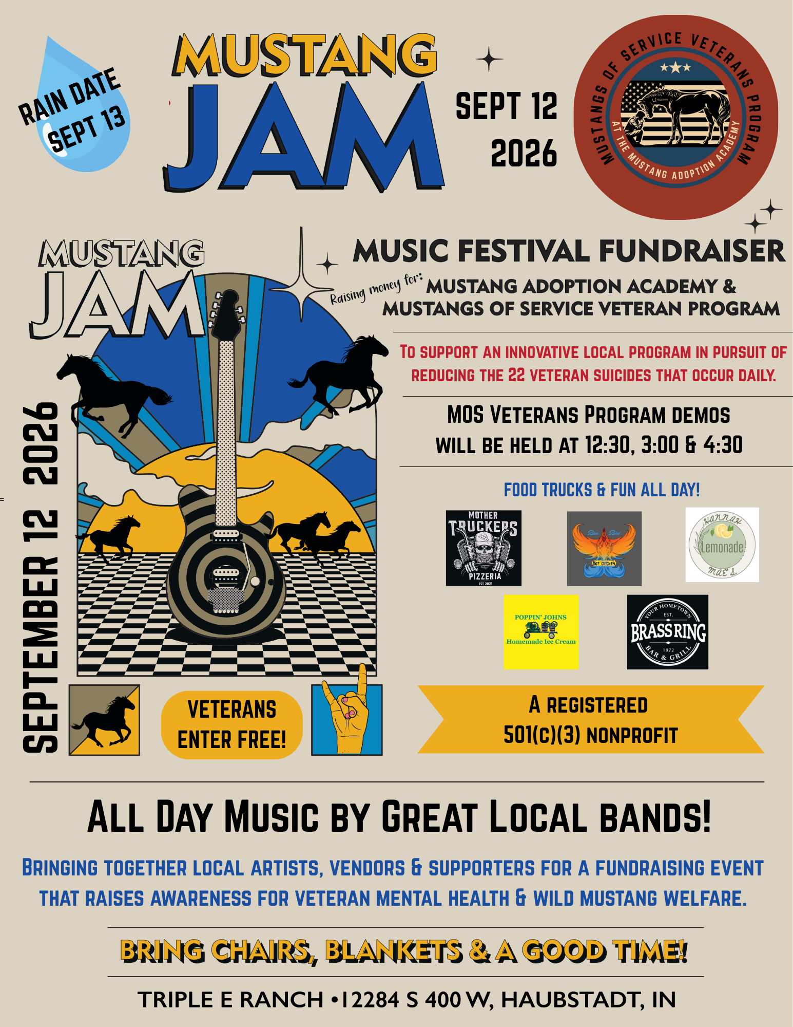 Campaign cover image for MUSTANG JAM Music Fest Fundraiser 2026