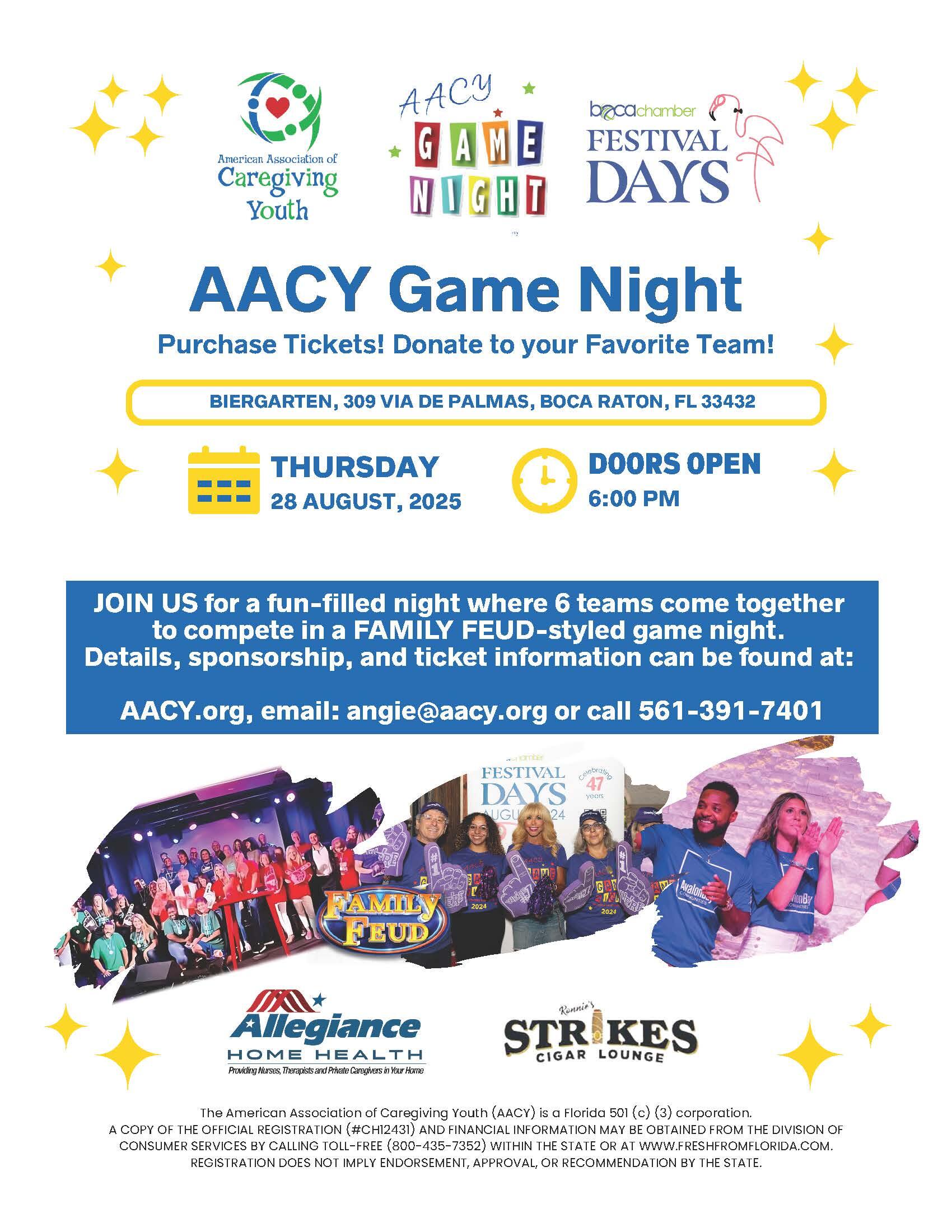 Campaign cover image for AACY GAME NIGHT 2025