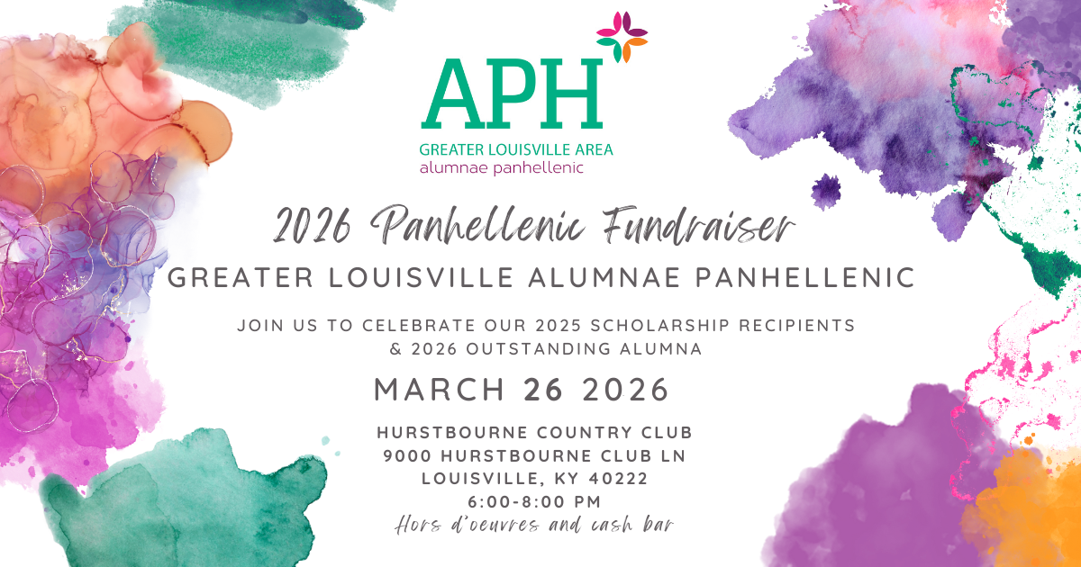 Campaign cover image for 2026 Greater Louisville Alumnae Panhellenic Scholarship Fundraiser