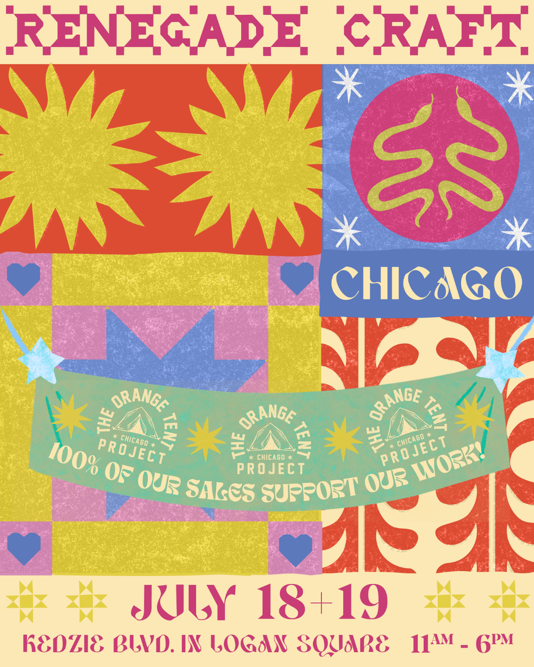 Campaign cover image for July 18 & 19 Renegade Craft Fair