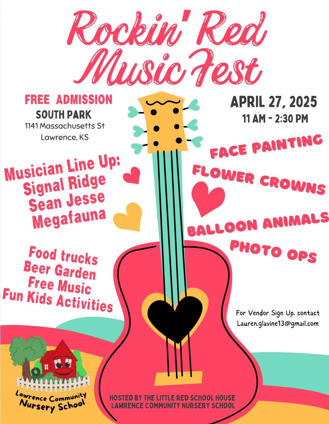 Campaign cover image for Rockin' Red Music Fest 2025