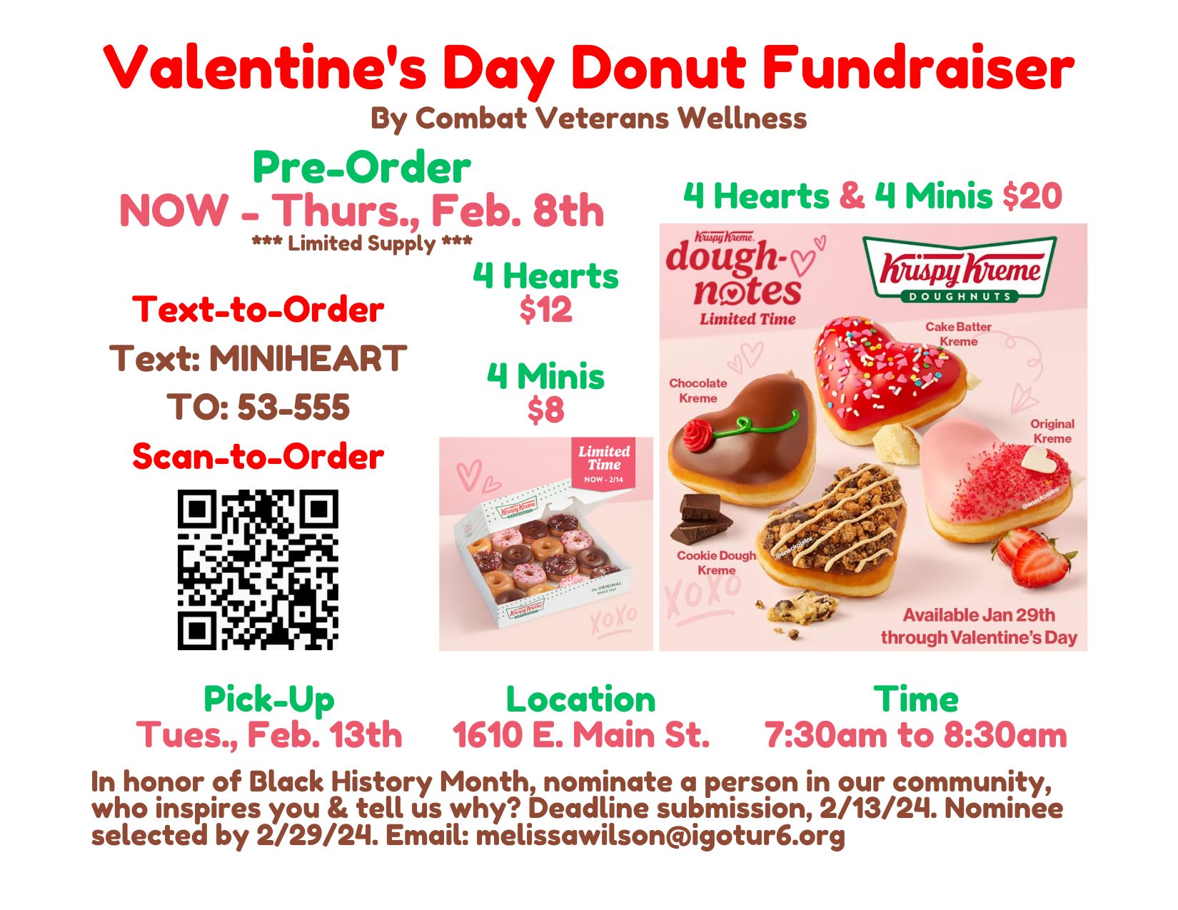 Campaign cover image for Valentine's Day Donut Fundraiser