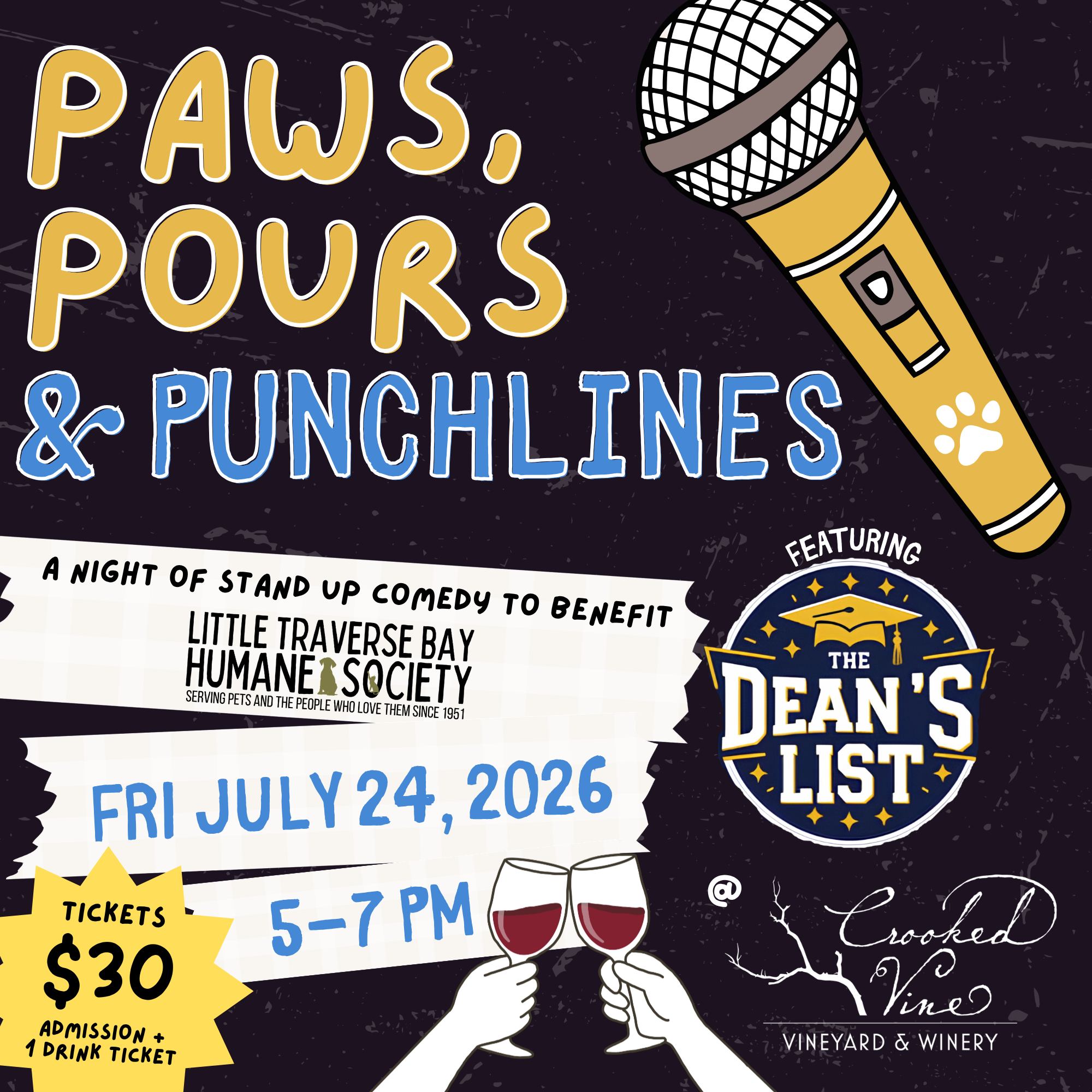 Campaign cover image for Paws, Pours & Punchlines