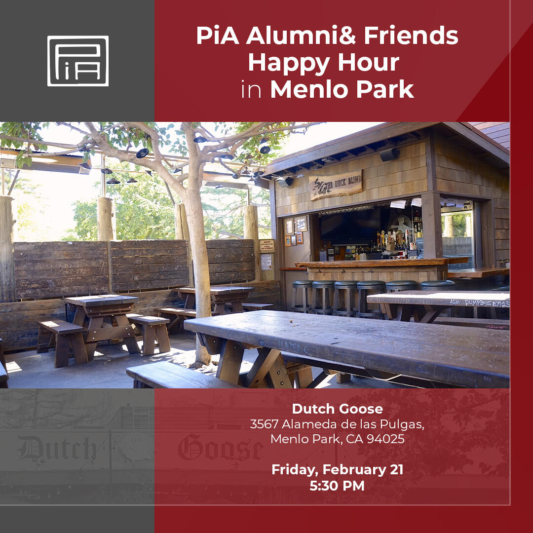 Campaign cover image for PiA Alumni and Friends Happy Hour
