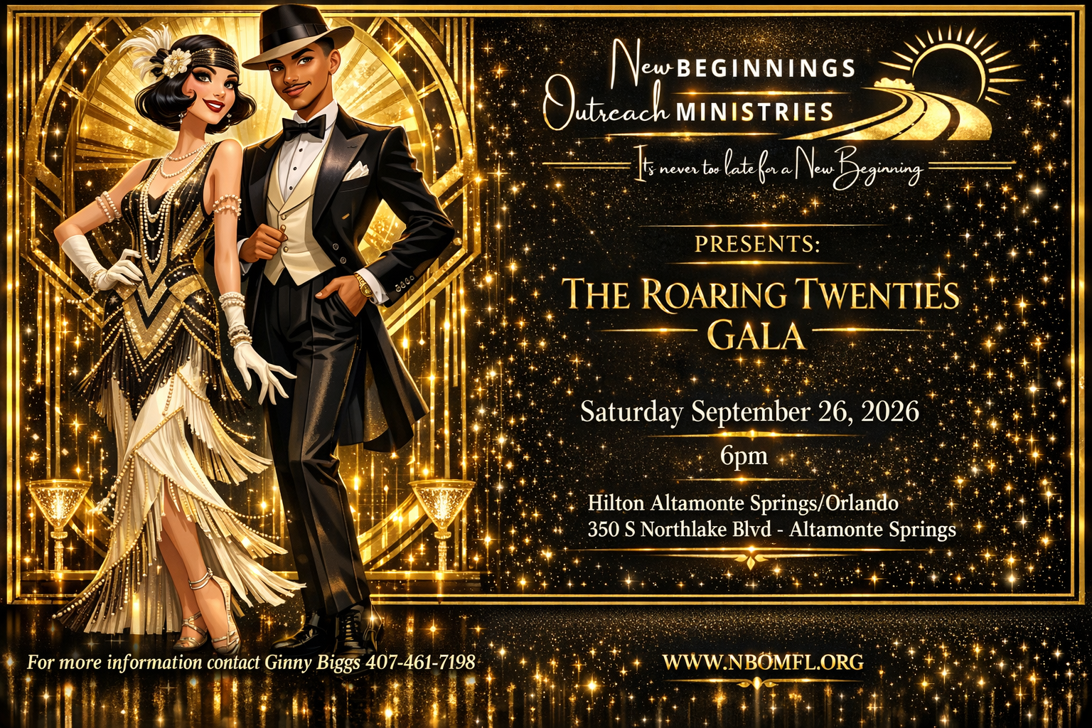 Campaign cover image for NBOM - The Roaring Twenties Gala 2026