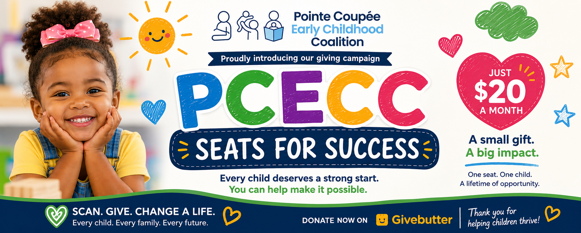 Campaign cover for Pointe Coupée Early Childhood Seats For Success