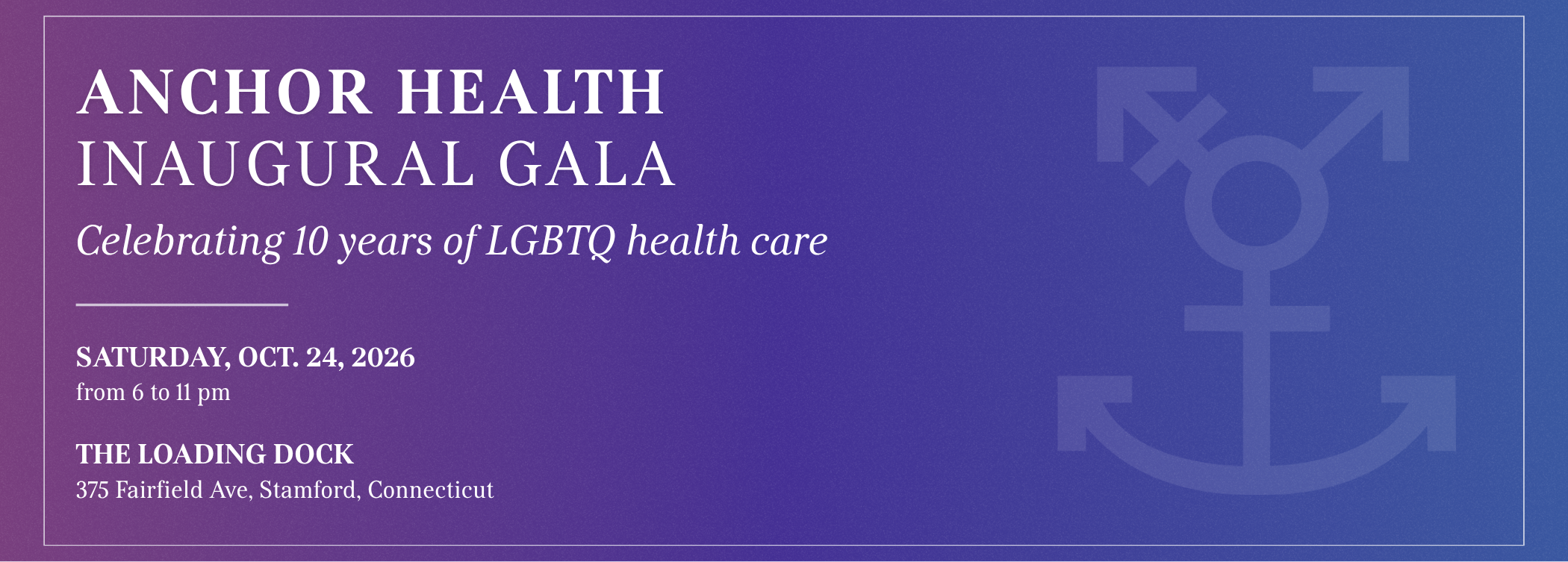 Campaign cover image for Anchor Health Inaugural Gala